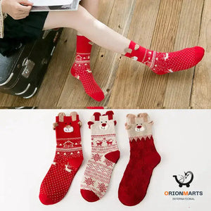 Cute Santa Claus Christmas Socks