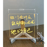 Luminescent Double-sided Acrylic Note Board