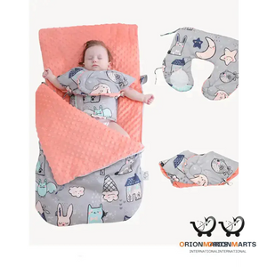 Newborn Baby Blanket Warm Fleece Stroller Cover Quilt
