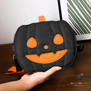 Funny Pumpkin Cartoon Crossbody Bag