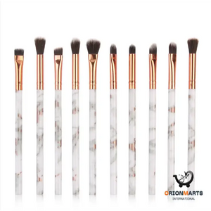 10 marble makeup brush sets beauty tools blush eye shadow