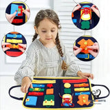 Interactive Busy Book - Children’s Dressing and Buttoning