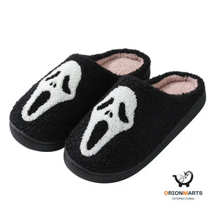 Halloween Cartoon Print Slippers for Couples