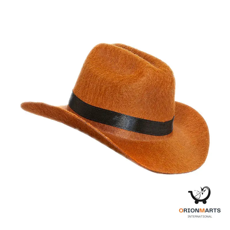 Western Straw Cowboy Hat for Cats