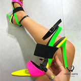 Colorblock High Heels for Women