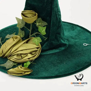 Green Cosplay Wizard Hat