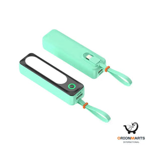 Mini Portable Power Bank with 10000mAh and Fast Charging