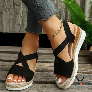 Women’s Wedge Cross-strap Sandals