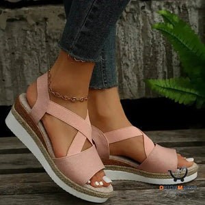 Women’s Wedge Cross-strap Sandals