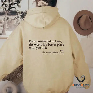 Inspirational Kangaroo Pocket Hoodie