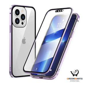 iPhone 14 Double-Sided HD Tempered Glass Case