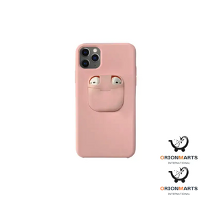 2 in 1 Silicone Phone Case and AirPods Cover