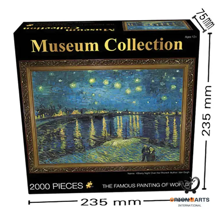 2000-Piece Oil Painting Jigsaw Puzzle