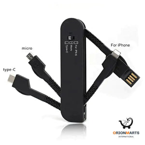 3-in-1 Folding Data Cable