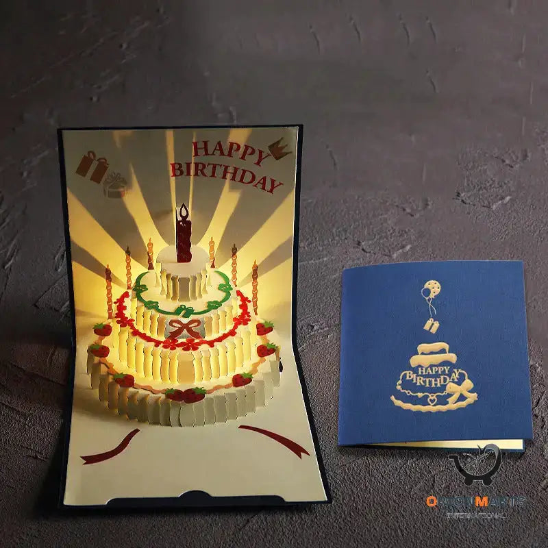 3D Birthday Card with Music and Light
