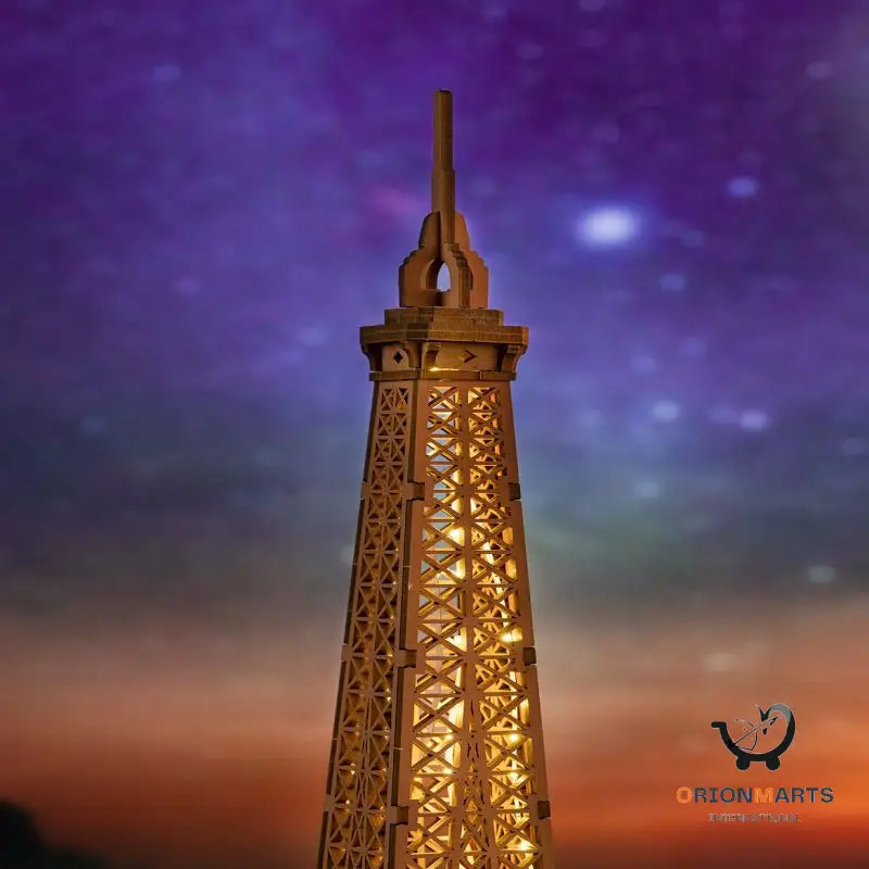 Eiffel Tower 3D Puzzle with Light Shows