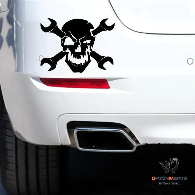 3D Skull Car Sticker