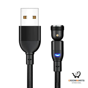 Magnetic Charging Cable with 540 Degree Blind Suction