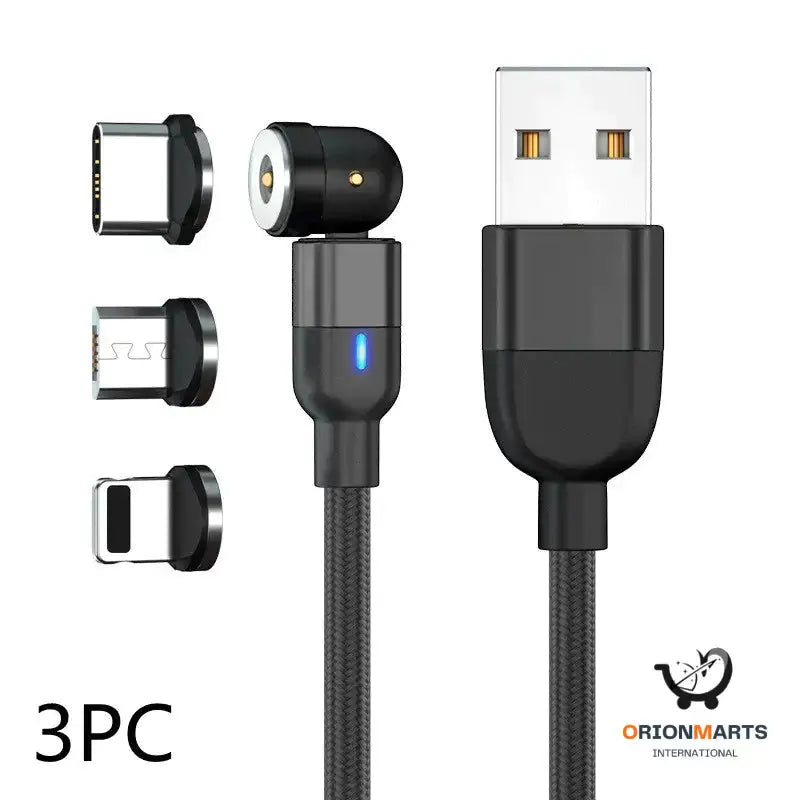 Magnetic Charging Cable with 540 Degree Blind Suction