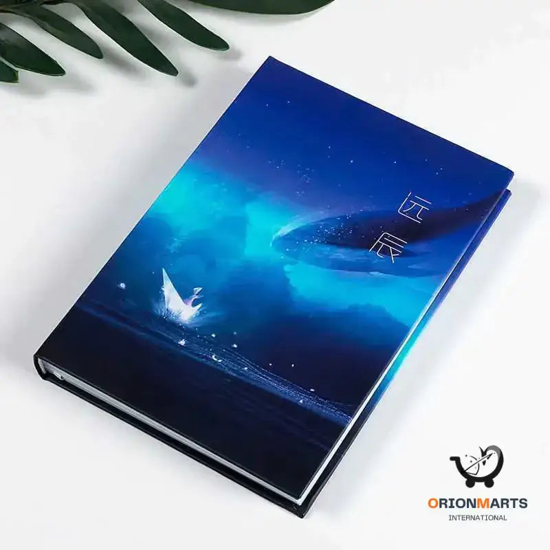 Chinese Style Whale Coloring Diary Notebook
