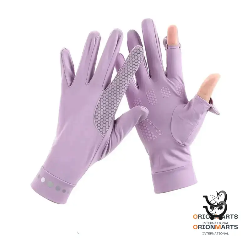 Ice Silk Sunscreen Gloves