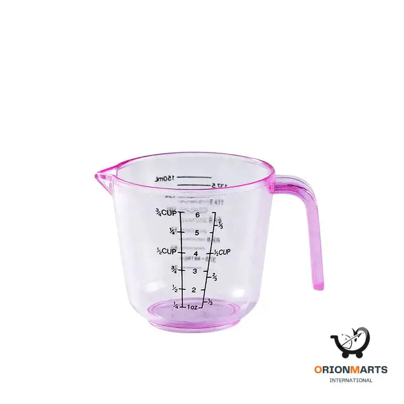 Measuring Cups with Scale and Transparent Cylinder