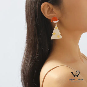 Festive Acrylic Earrings - Creative Fashion