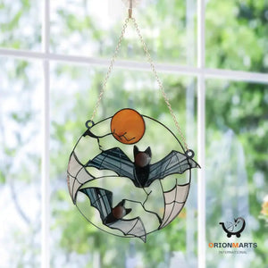 Acrylic Moon Bat Decorative Pendant