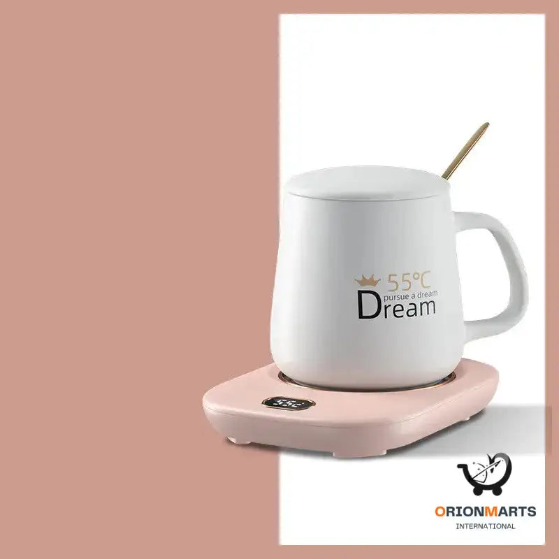 Smart USB Cup Heater - Adjustable Heating Coaster for Tea