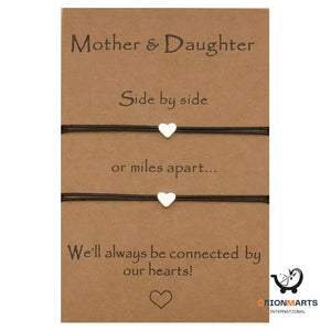 Heart-shaped Mothers Day Bracelet
