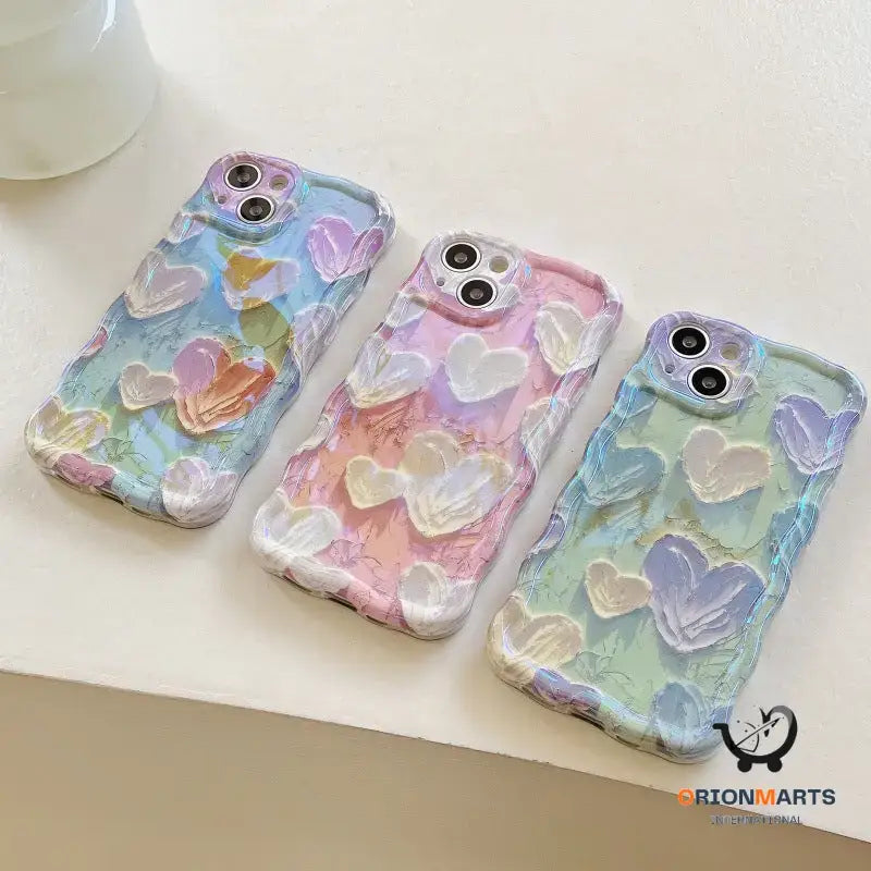 Love Phone Case with Advanced Oil Painting