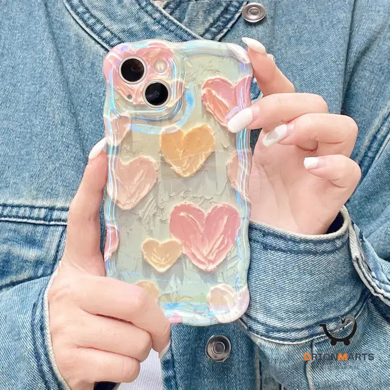 Love Phone Case with Advanced Oil Painting