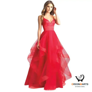 High-end Red Niche Dress with Advanced Texture