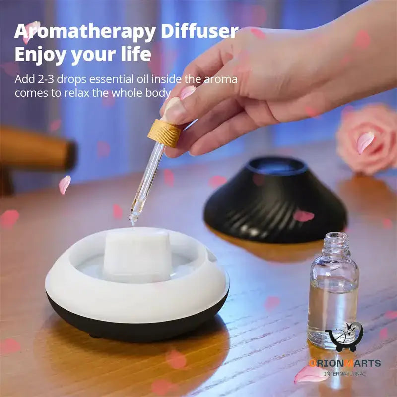 Volcanic Flame Aroma Diffuser - USB Portable Air Humidifier