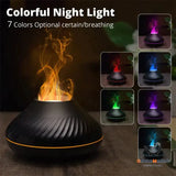 Volcanic Flame Aroma Diffuser - USB Portable Air Humidifier