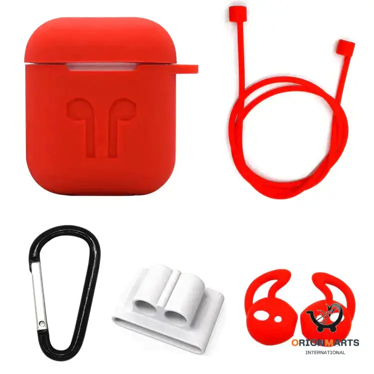 Anti-Fall Silicone AirPods Charging Case