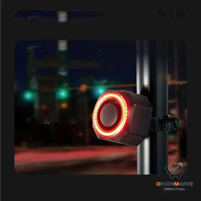 Smart Bicycle Taillight with Anti-theft Alarm
