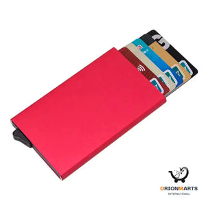 High-Grade Automatic Pop-up Card Holder with Anti-Theft