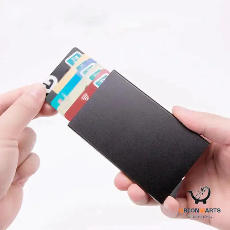 High-Grade Automatic Pop-up Card Holder with Anti-Theft