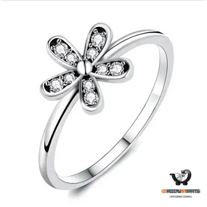 Sterling Silver Flower Ring for Fast Sale on Amazon