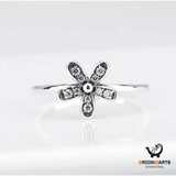 Sterling Silver Flower Ring for Fast Sale on Amazon