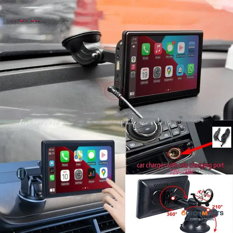 Portable Wireless Car Smart Screen with IPS