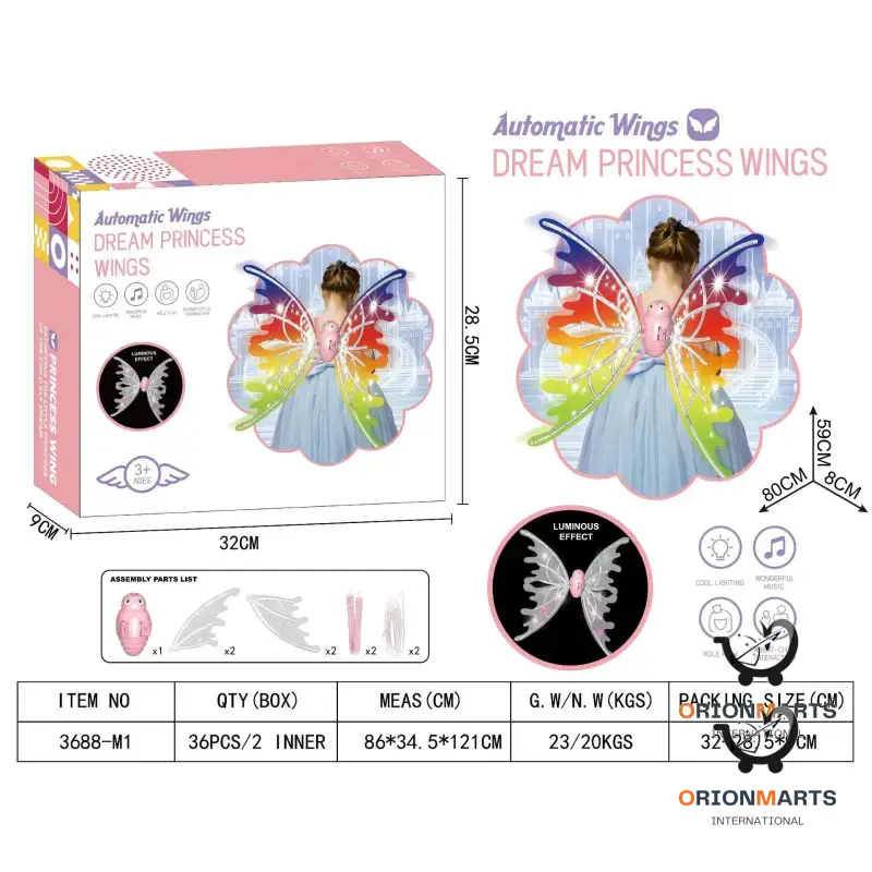 Educational Witch Demon Angel Wings Toy