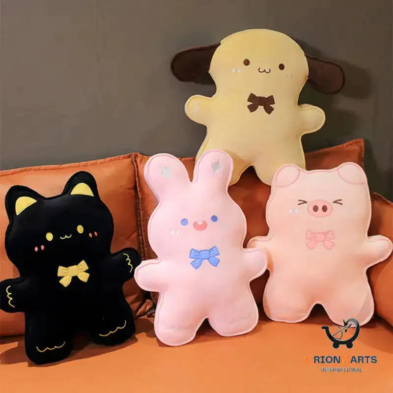 Plumpy Animal Cookie Plushies for Kids