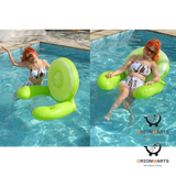 Inflatable Water Seat Hammock with Animal Design