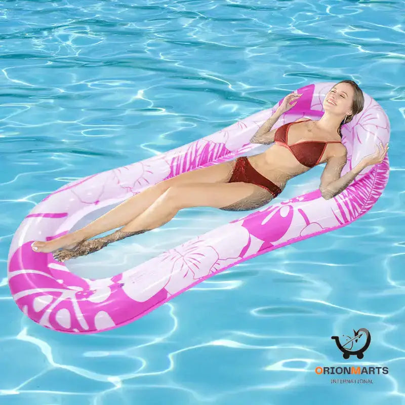 Inflatable Water Seat Hammock with Animal Design