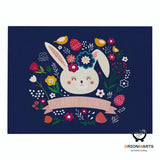 Cartoon Rabbit Kitchen Coaster