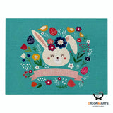 Cartoon Rabbit Kitchen Coaster
