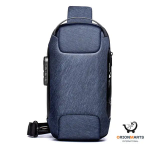 Men’s Anti-Theft Chest Bag with Shoulder Strap