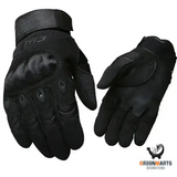 Half Finger Tactical Gloves with Rubber Knuckle Protection